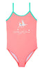 Girls Eponine Lama Anti UV UPF 50+Swimsuit