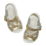 Baby Girl Strapwee Gold Sandals