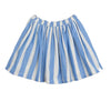 Girls Secil Blue & White Stripes Skirt