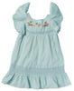 Girls Coralie Celadon Dress