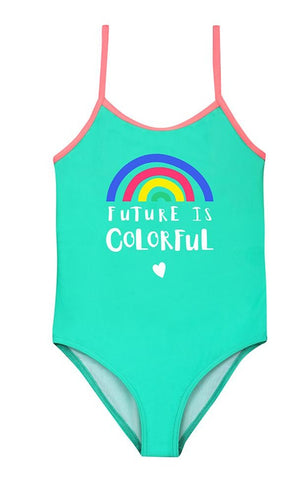 Girls Eponine Bird Anti UV UPF 50+Swimsuit