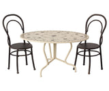 Dining Table Set, Mini-Anthracite