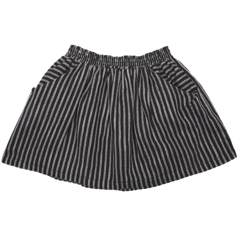 Girls Secil Blue & White Stripes Skirt