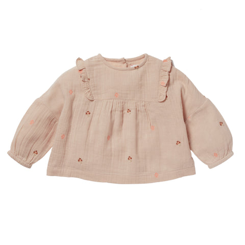 Baby Girl Paulette Cardigan Faded Pink