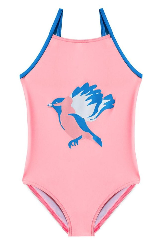 Girls Eponine Bird Anti UV UPF 50+Swimsuit