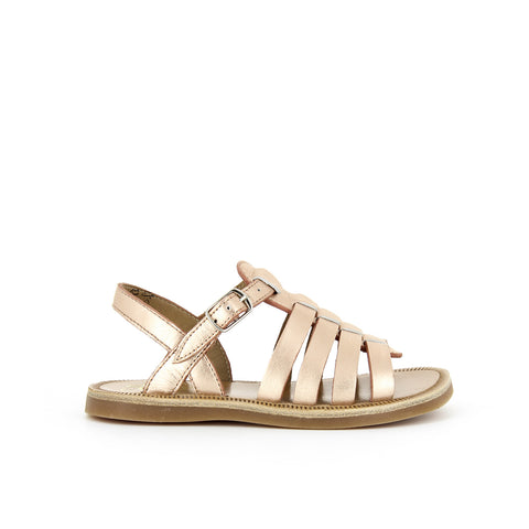 Girls Sun San Silver Sweetheart sandals