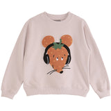 Girls Strawberry Mouse Nude Sweatshirt