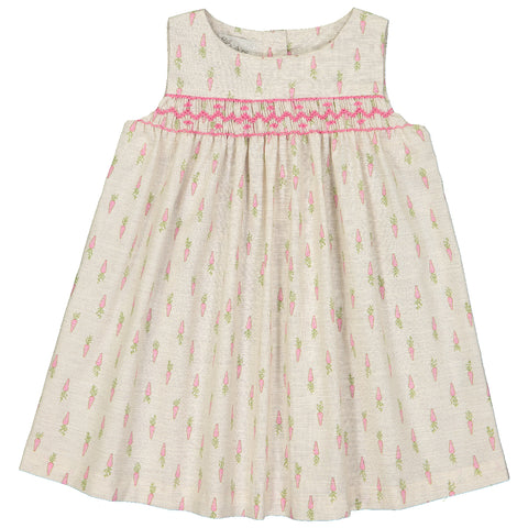 Baby Girl Suzie Pnk Bloom Print Dress