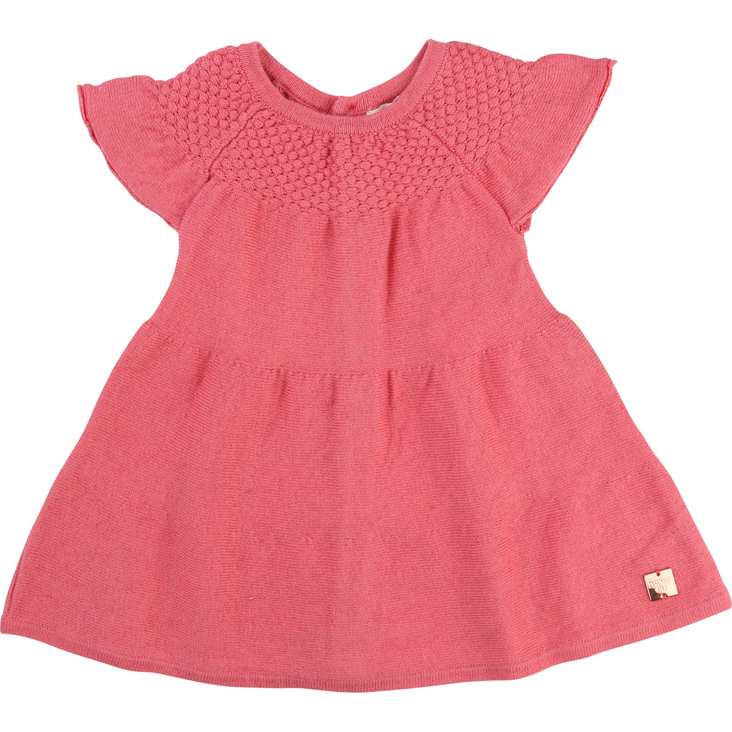 Baby Girl Knitted Coral Dress