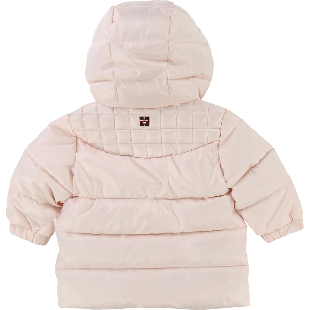Baby Girl Pale Pink Puffer Jacket
