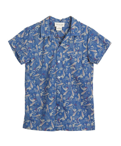 Boys Salbator Navy Blue Intrepide T Shirt