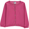 Girls Raspberry Pink Cardigan