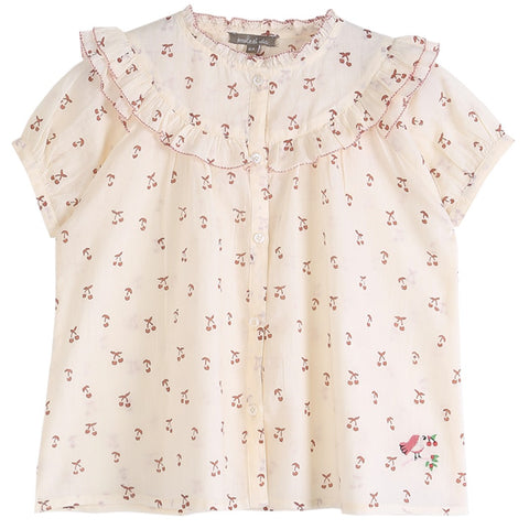 Baby Girl Marbles Rose Check Print Rompers