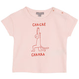 Baby Girl Pink Yoga Cat T Shirt