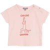 Baby Girl Pink Yoga Cat T Shirt
