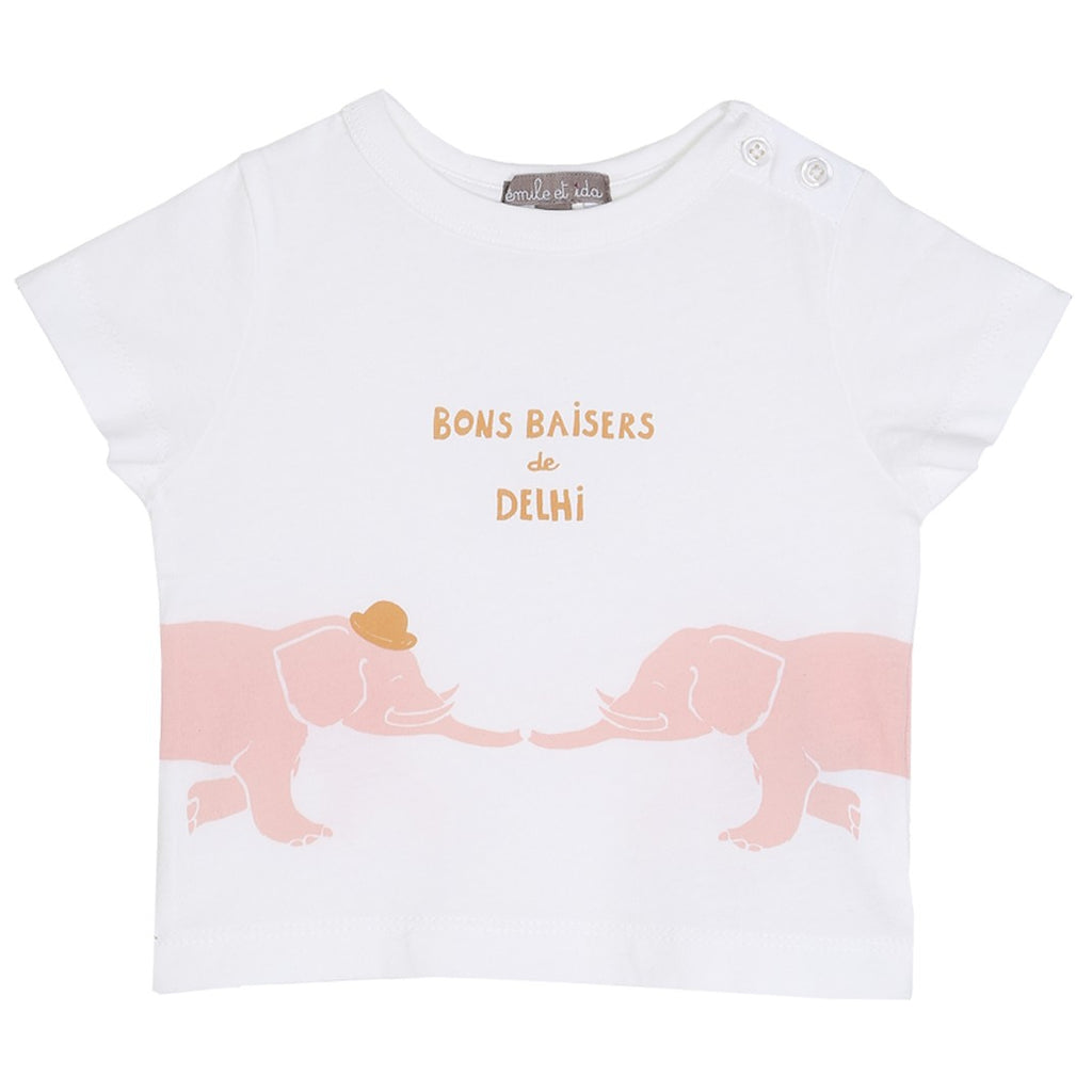 Baby Girl Bon Baiser Dehli T Shirt