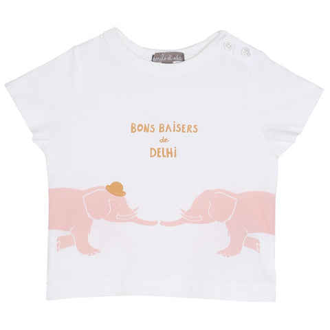 Baby Boy & Girl Organic Ecru India Sweatshirt