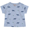 Boys Organic Cotton Blue Tigers T Shirt