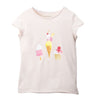 Girls Sandrine Nude Ice Cream T Shirt