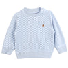 Baby Boy & Girl Organic Striped Blue Sweatshirt