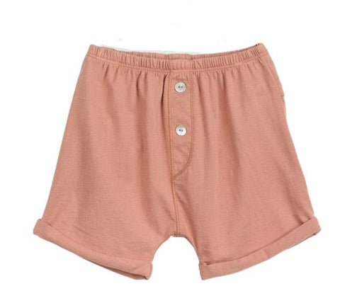 Girls Nude Terrycloth Shorts