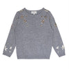 Girls Grey Sparkler Jumper