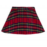 Girls Red Tartan Skirt