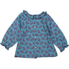 Baby Girl Jeanne Liberty Anatolia Blue Blouse