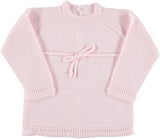 Baby Knitted Lace Sweater Pale Pink
