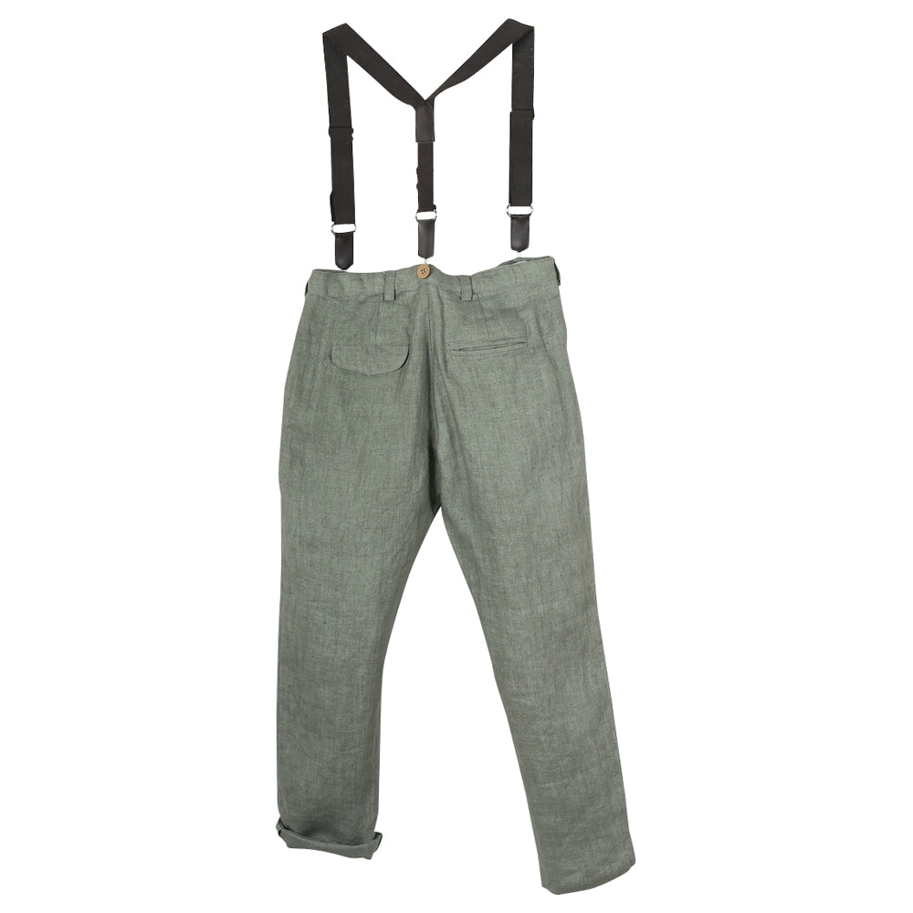 JAPITEX Trousers with braces onecolor DINO