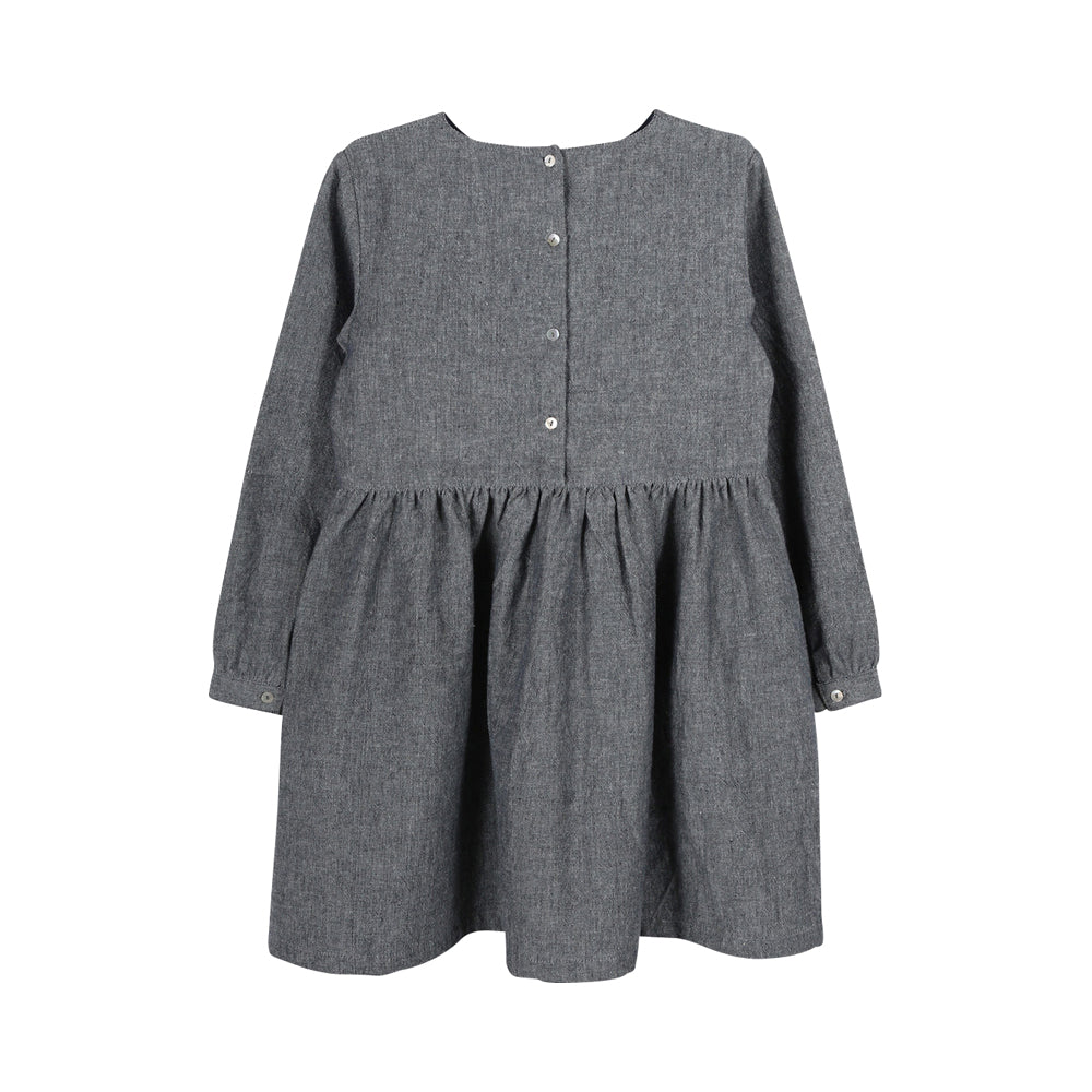 Girls Orchidee Anthracite Dress