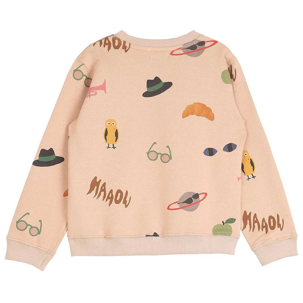 Baby Dune Miaou Printed Sweatshirt