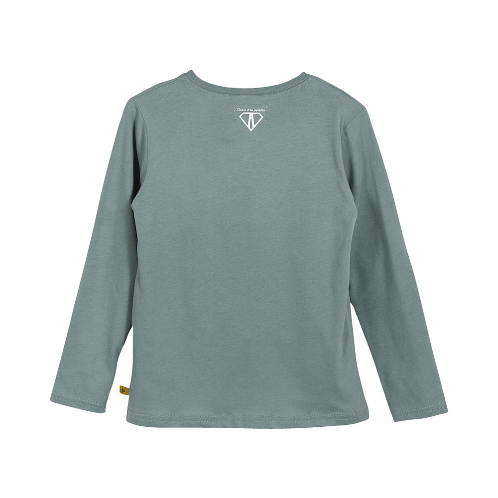 Baby Boy Sage Green "Chic and Sauvage" T Shirt