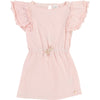 Girls Pale Pink Jersey Cotton Dress